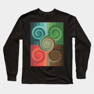 Four colors Long Sleeve T-Shirt